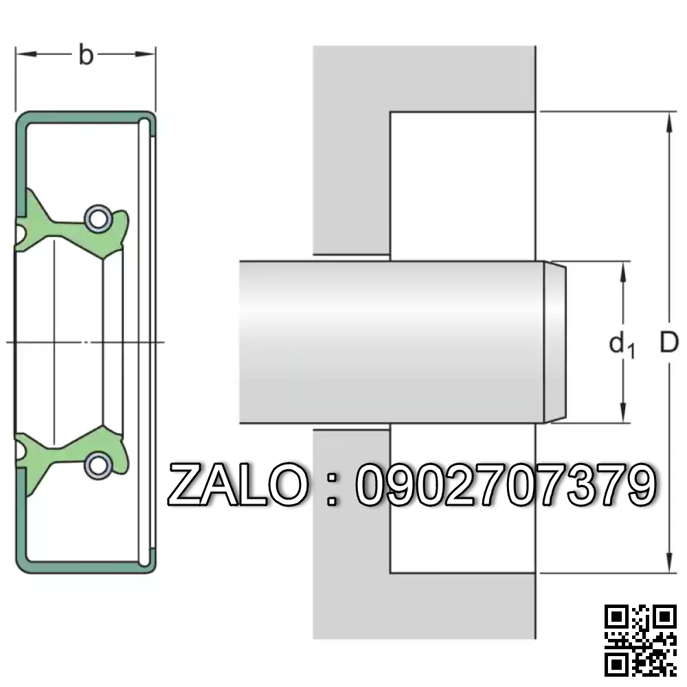 Phốt chắn dầu 38X55X7 HMSA10 RG