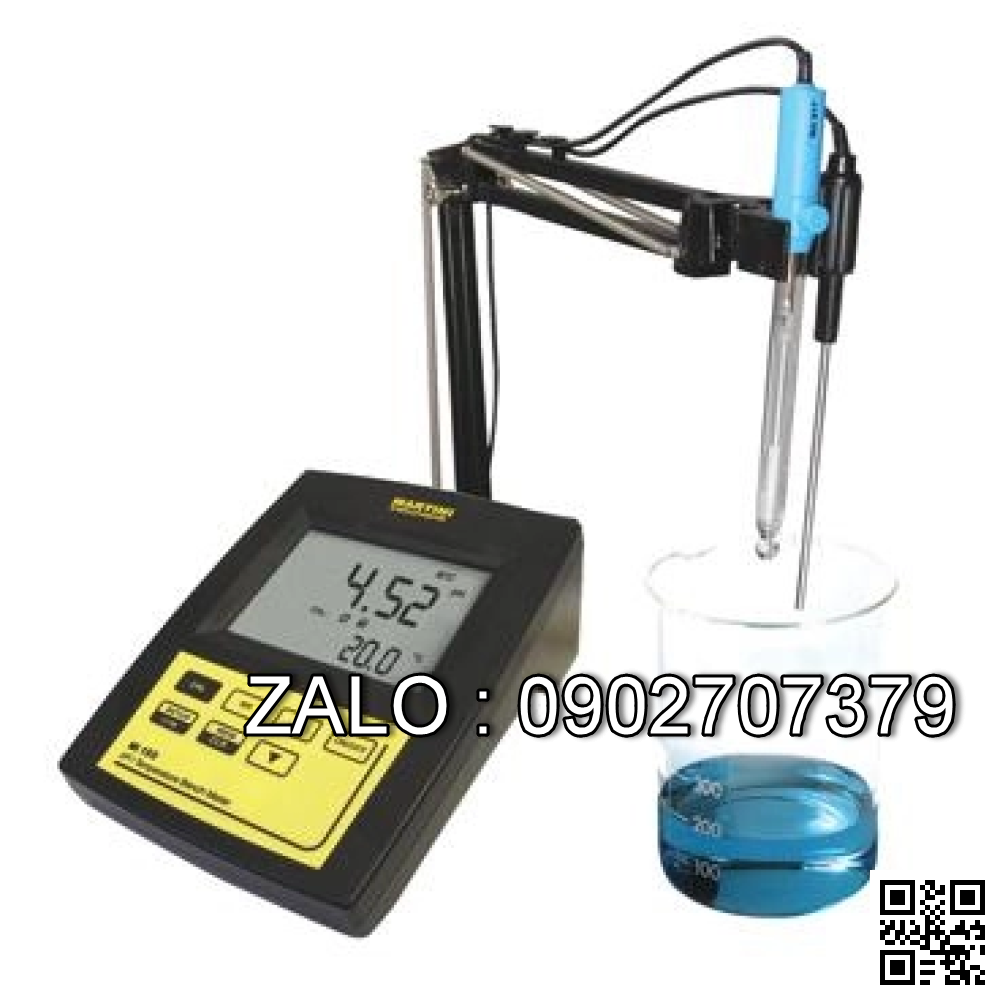 Máy đo pH/Nhiệt độ để bàn điện tử MARTINI Mi 150