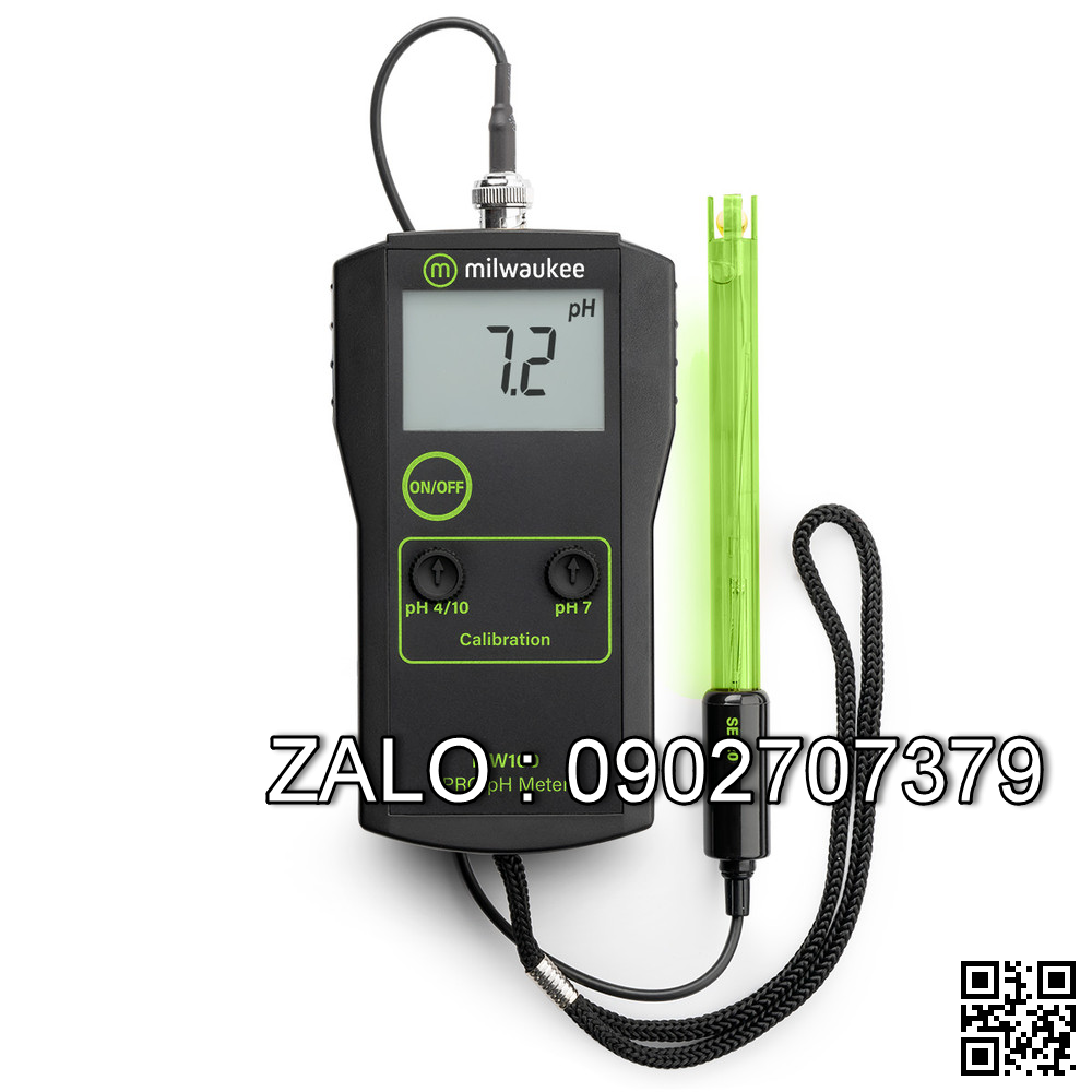 Máy đo pH điện tử cầm tay MILWAUKEE MW 100