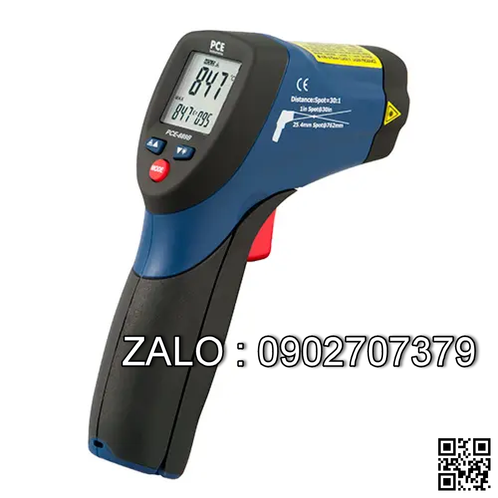 Máy đo nhiệt độ bằng hồng ngoại PCE-889