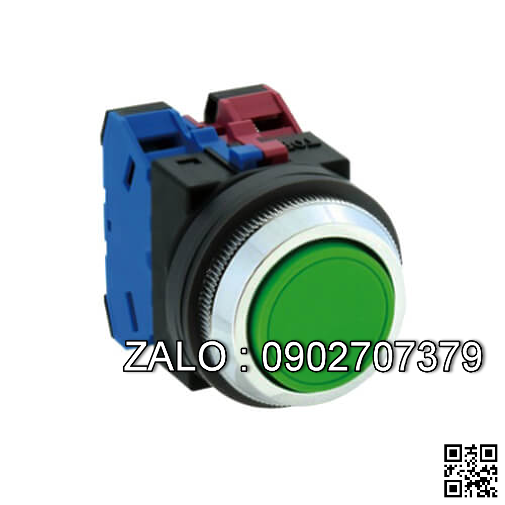 Nút ấn xanh không đèn phi 30