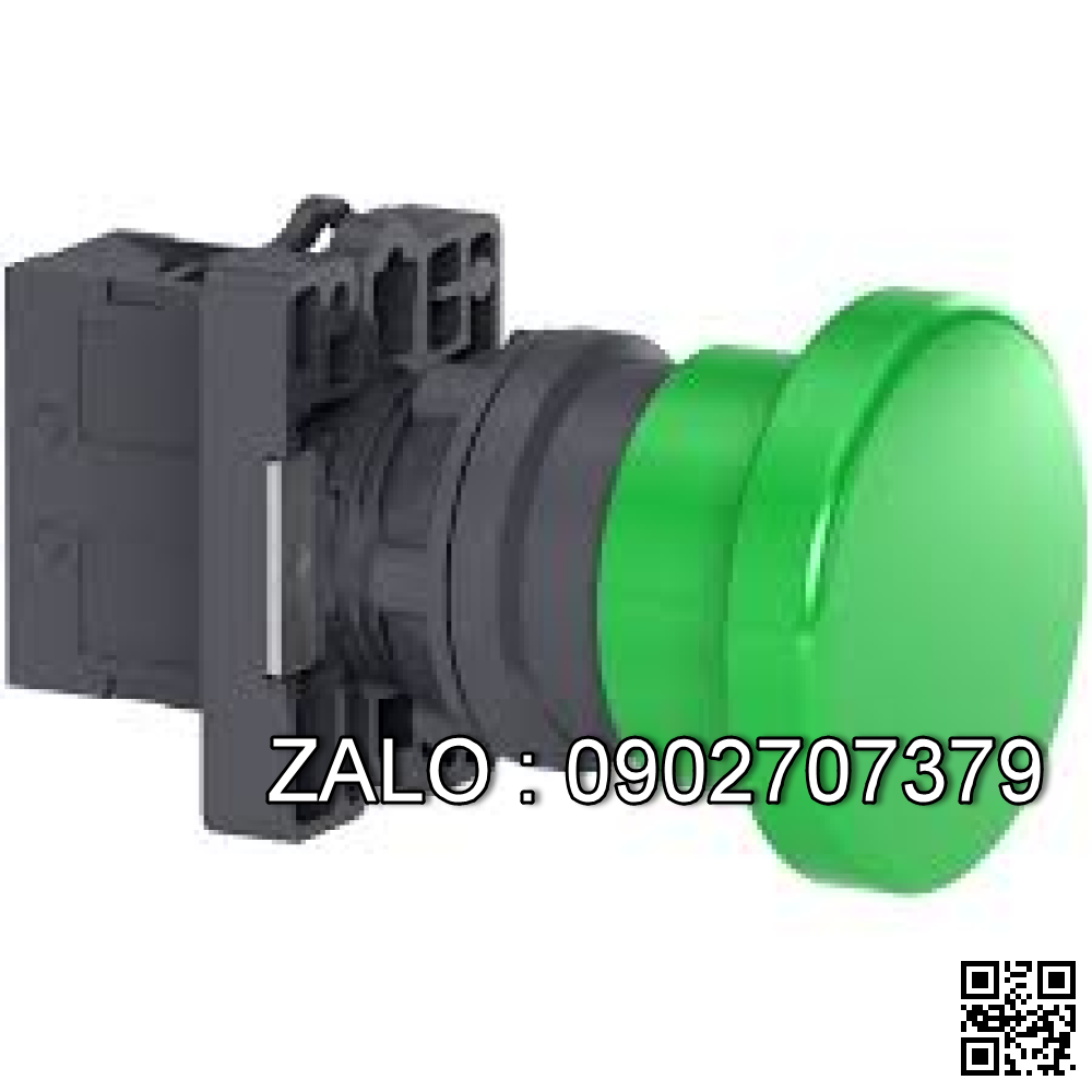 Nút ấn xanh lá, phẳng, 1 No - XA2EA31