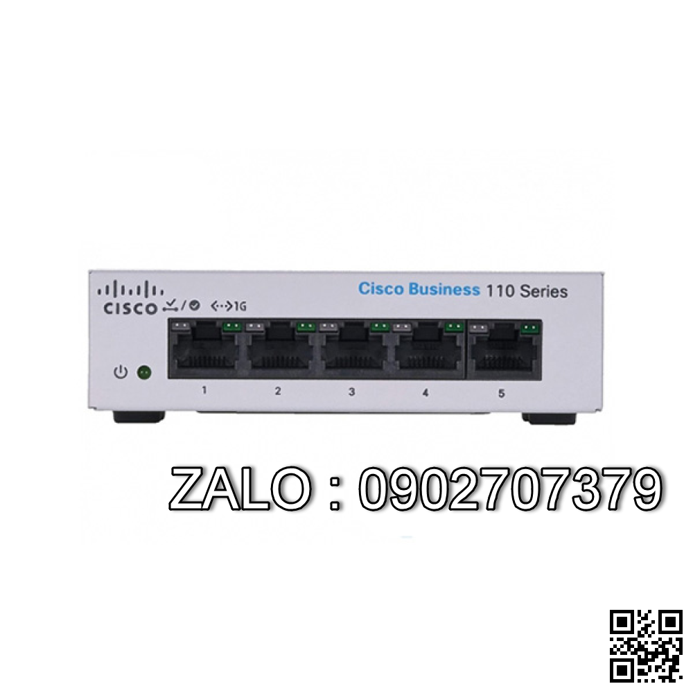 CBS110 Unmanaged 5-port GE, Desktop, Ext PS, CBS110-5T-D-EU