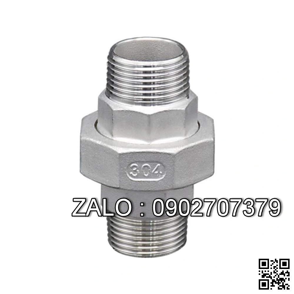 Rắc co Inox 2 ren ngoài 27