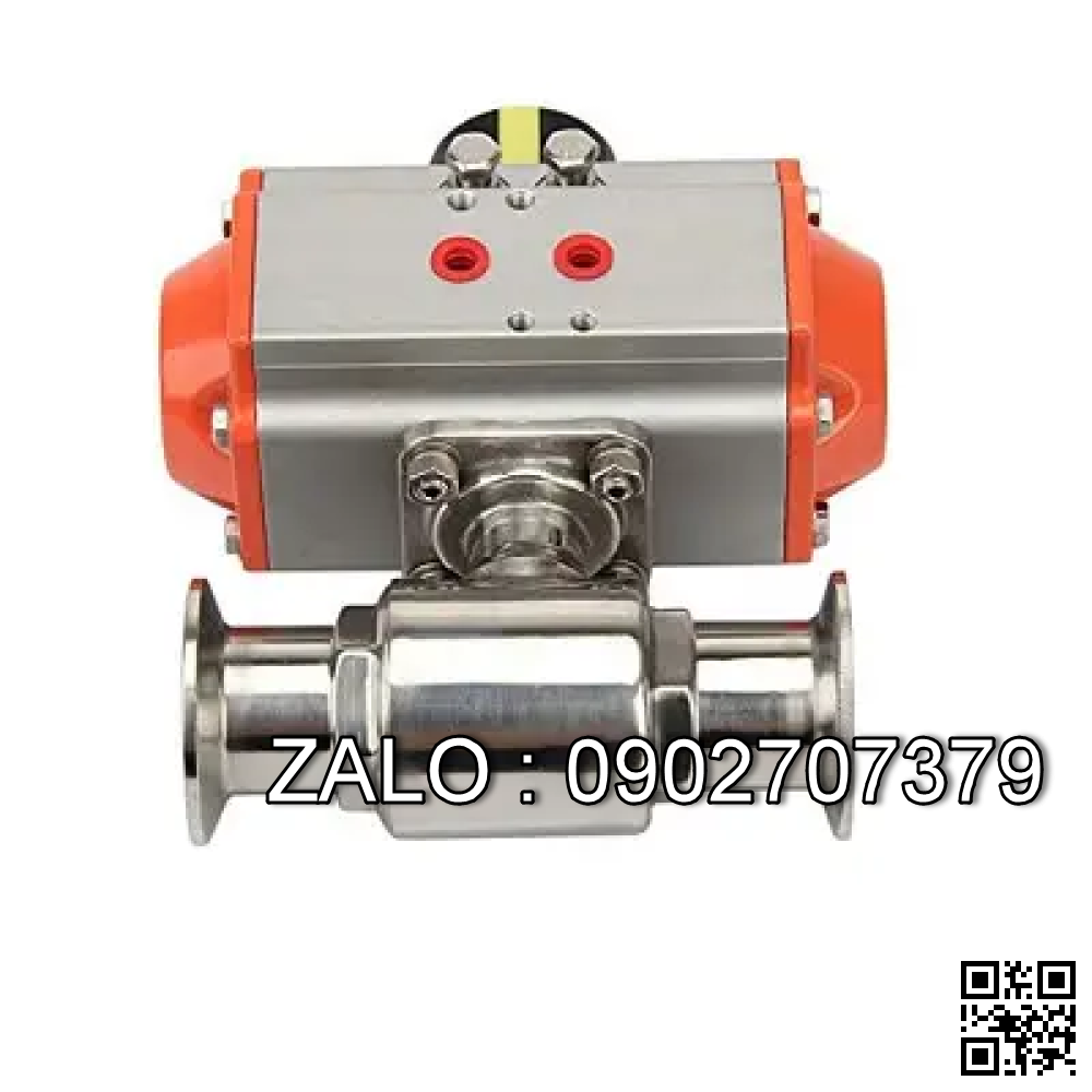 Van bi điện điều khiển Inox lắp ren ngoài 2 ngã DN125