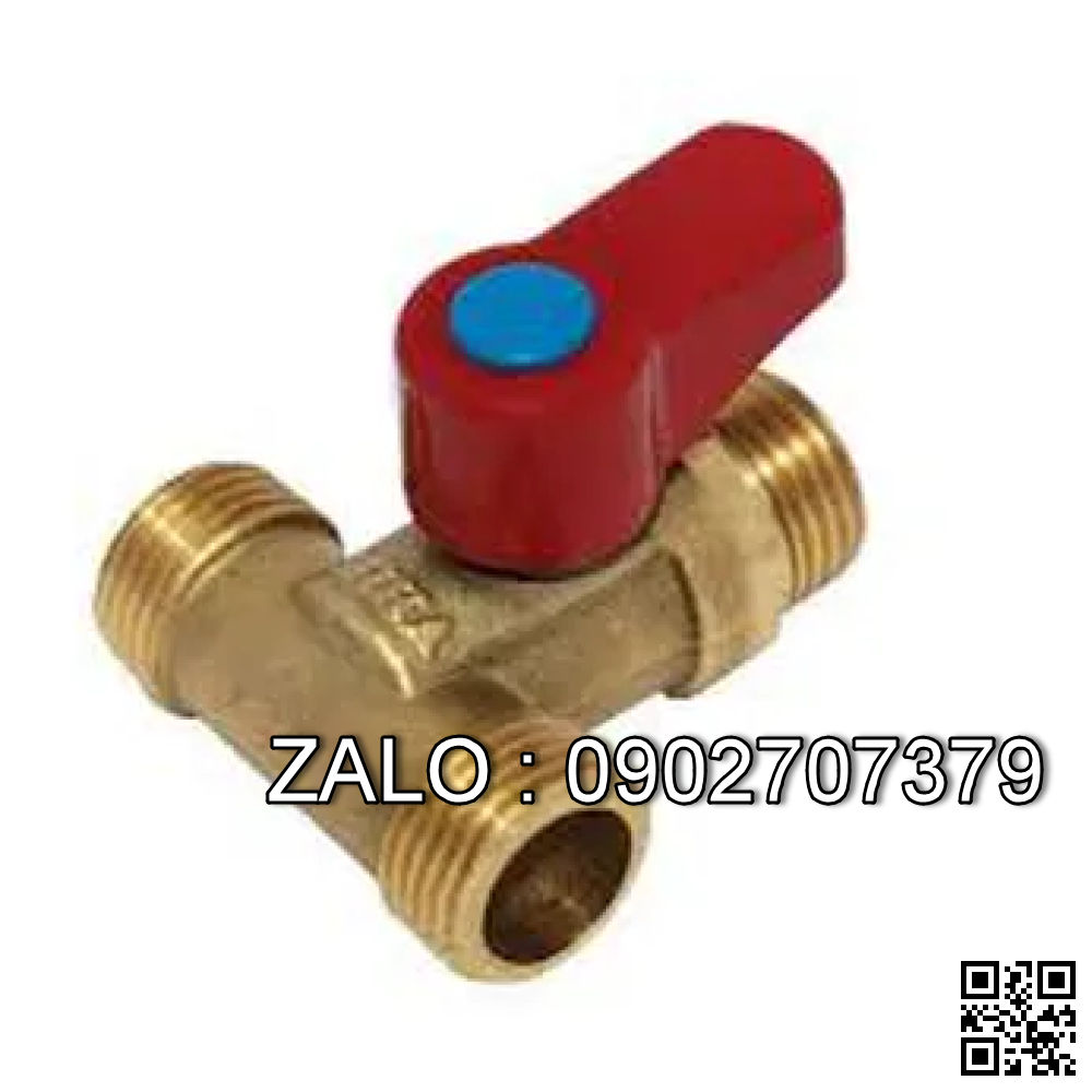 Van bi đồng lắp ren ngoài 3 ngã DN33
