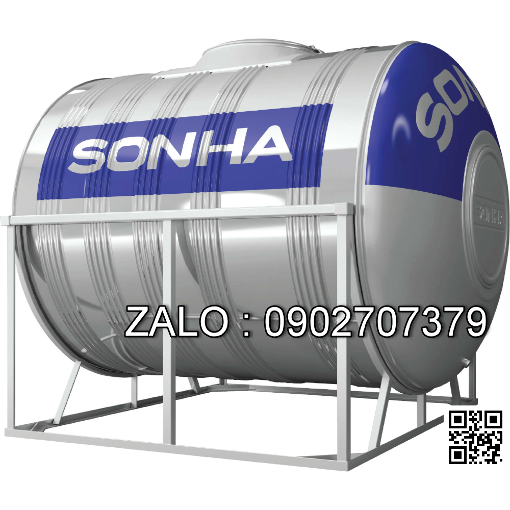 Bồn inox nằm 500 lít