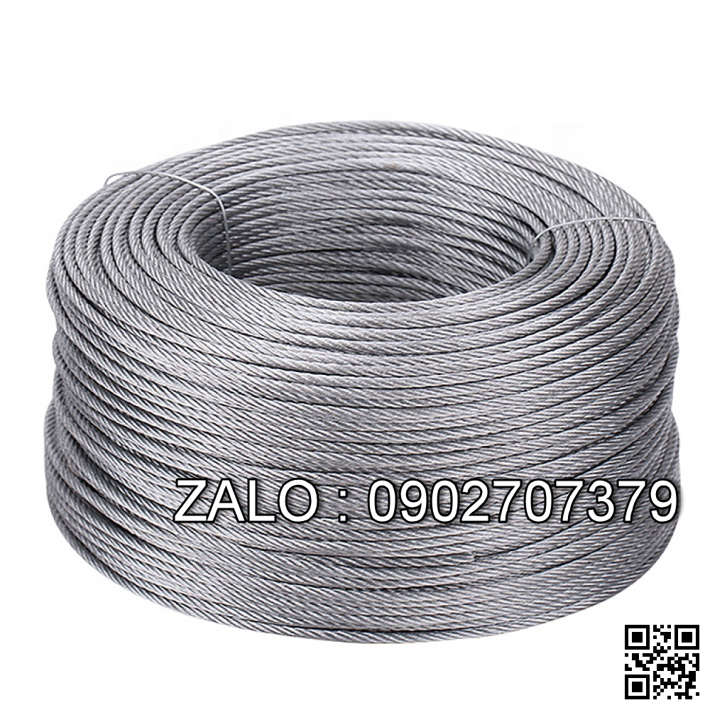 Cáp thép cầu trục H43 SKZ 8P, phi 20, xoắn phải, 2160 N/mm2