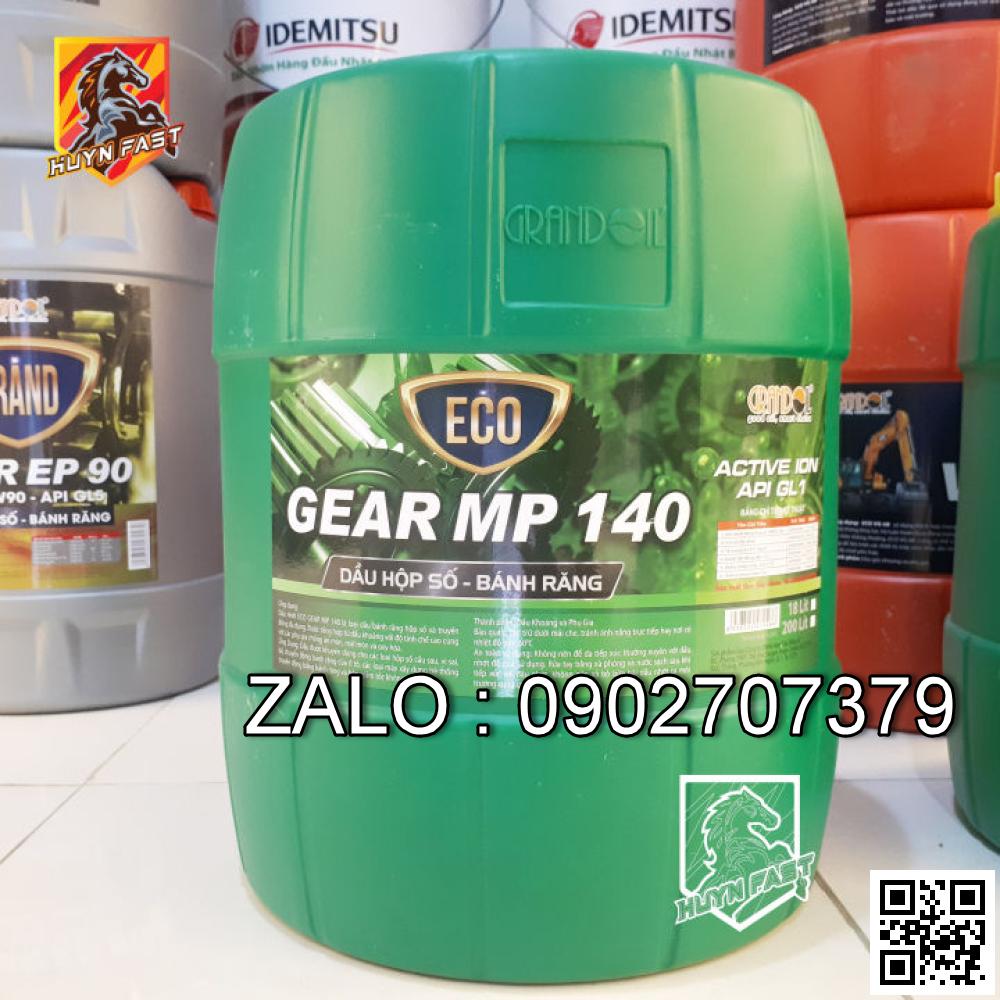 Dầu Hộp Số Bánh Răng GRANDOIL GEAR MP140 API-GL1 (18L)