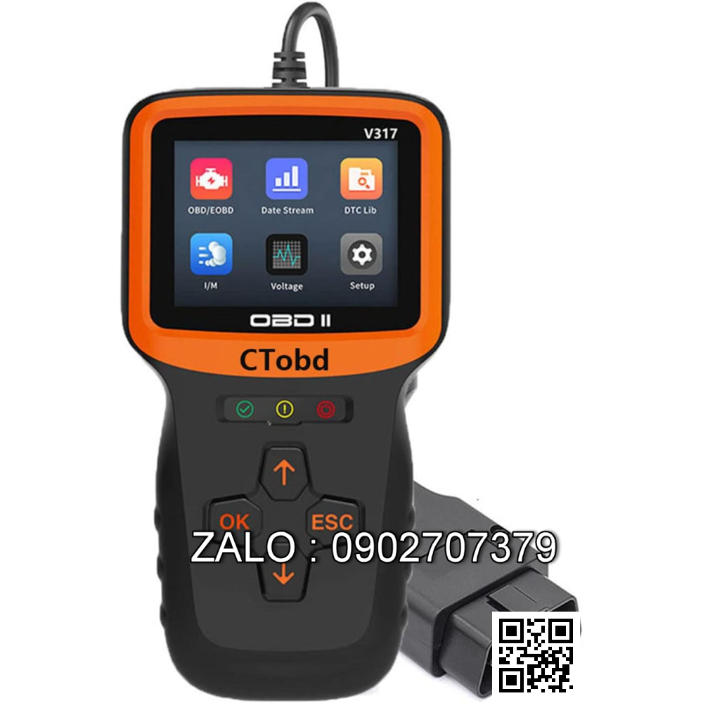 Công cụ chẩn đoán máy quét CTobd V317 OBD2 cho tất cả các xe giao thức EOBD của OBD ii