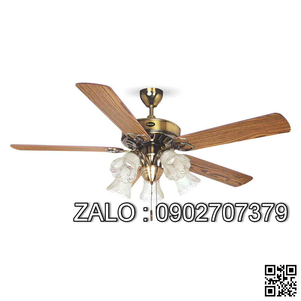 Quạt trần đèn 52 inch Sinwa F622 AB
