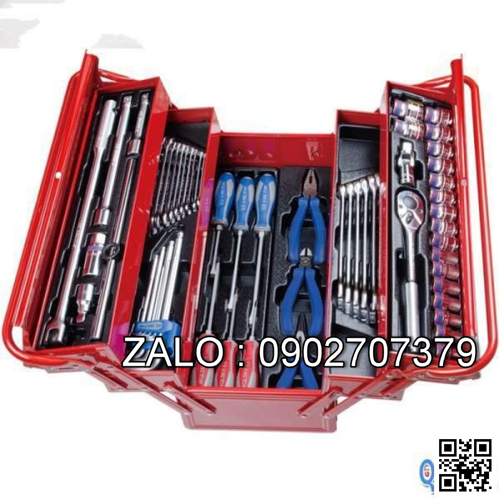 Bộ dụng cụ đồ nghề 62 chi tiết, 902-062MR,Kingtony