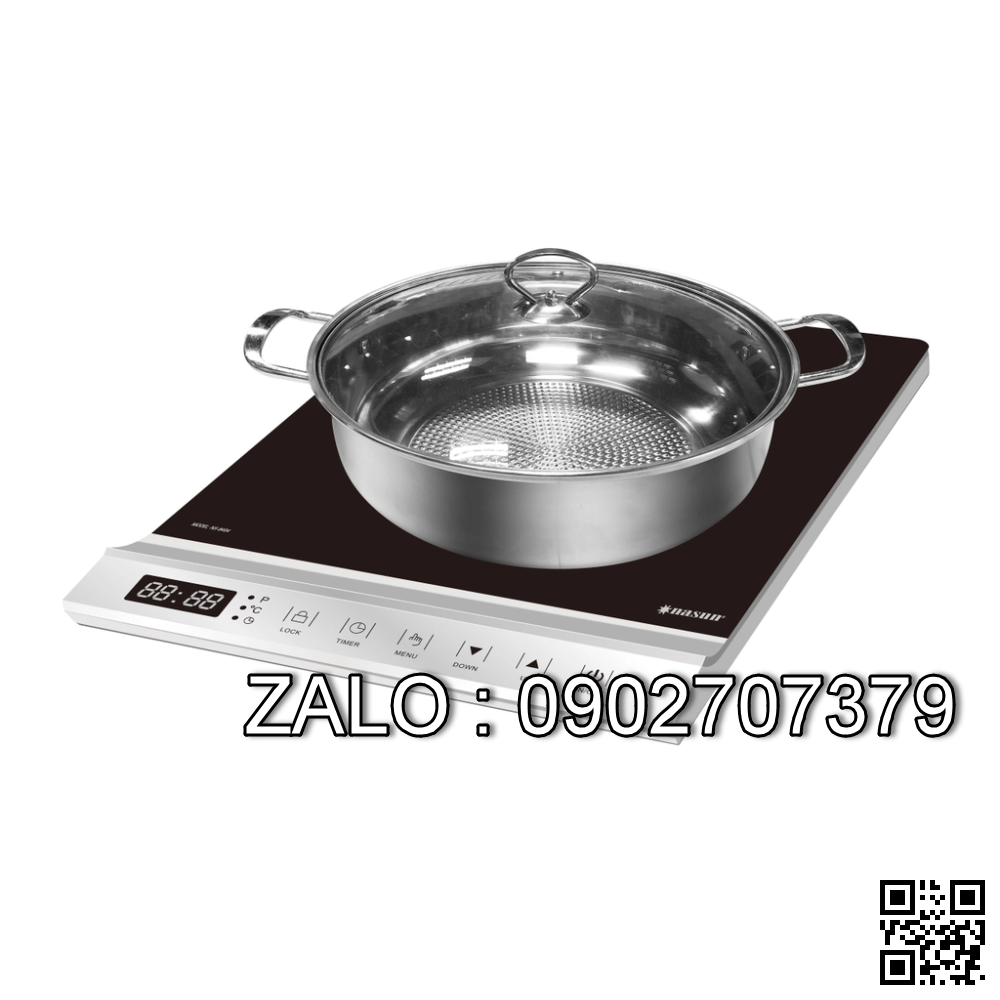 Bếp lẩu từ cao cấp NASUN NS-B404, kèm nồi lẩu Điện tử