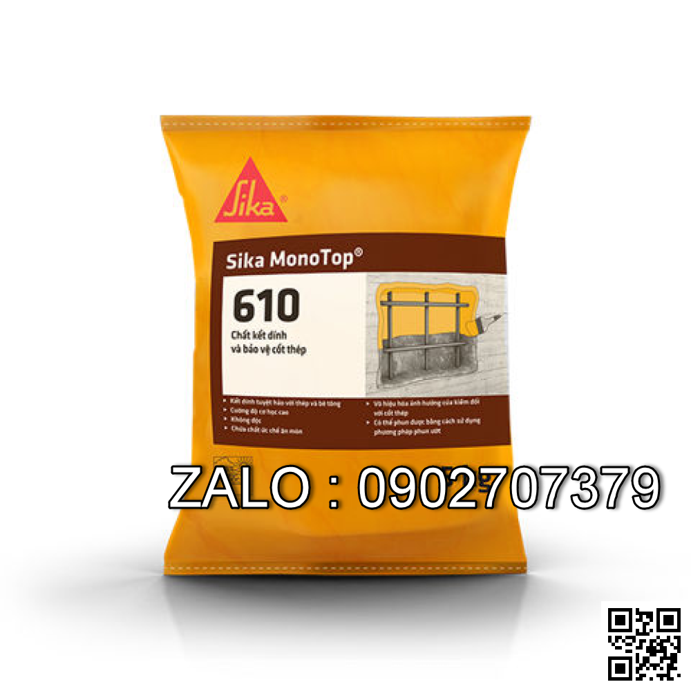 Sika Monotop 610 - Chất kết nối và bảo vệ cốt thép