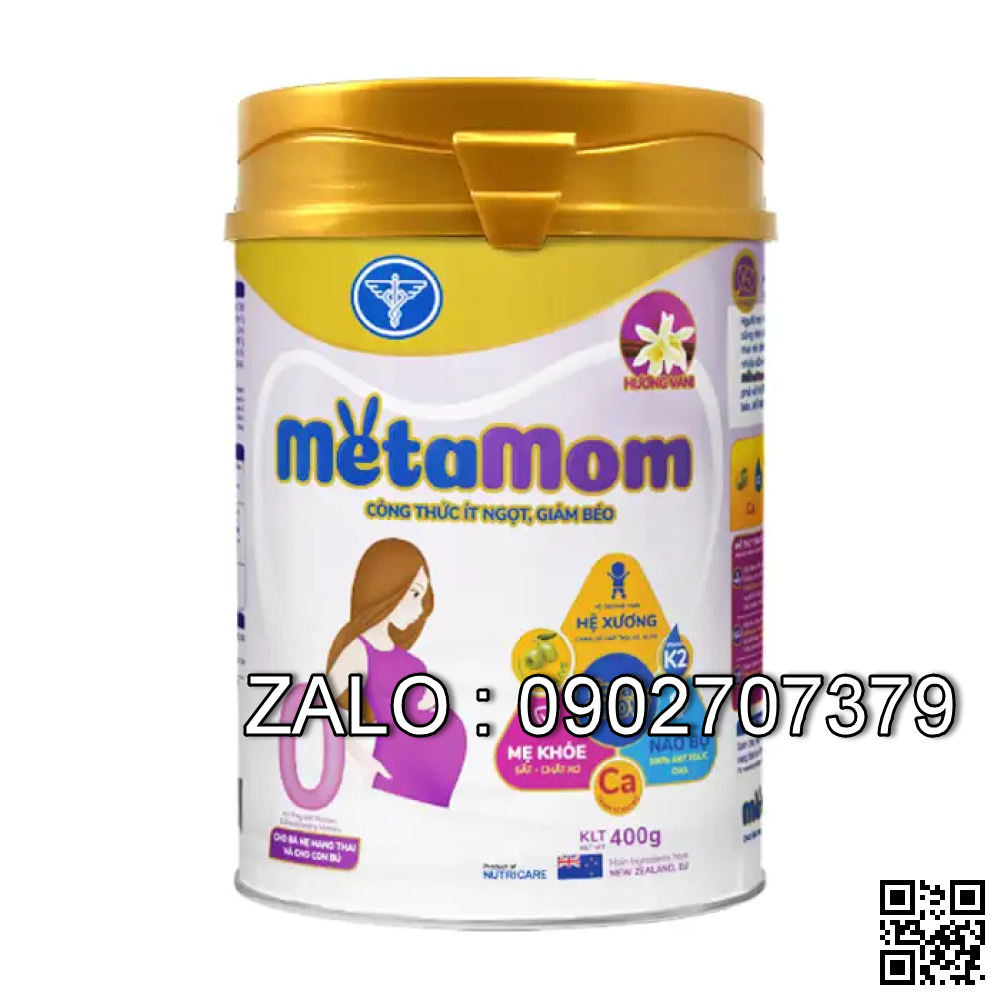 Nutricare Sửa bột Metamom 400g Vani