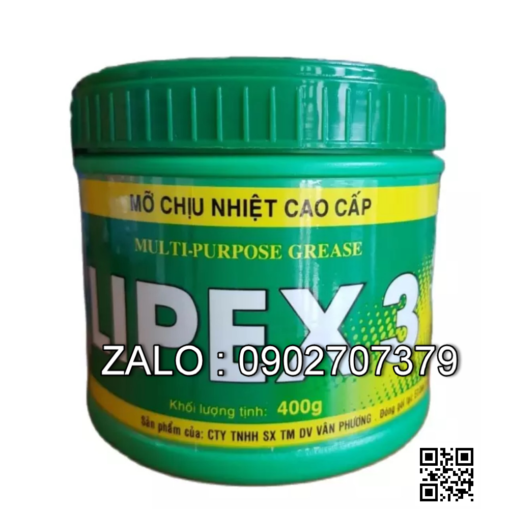 Mỡ Bò Chịu Nhiệt LIPEX 3 (0.5/1/15kg)