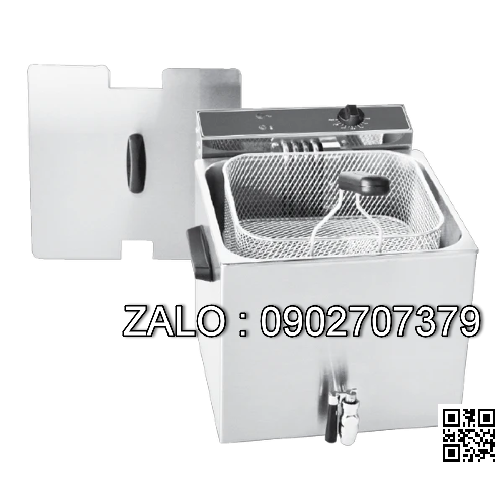 Bếp chiên nhúng điện đôi 2x8L, Roller Grill FD 80 D