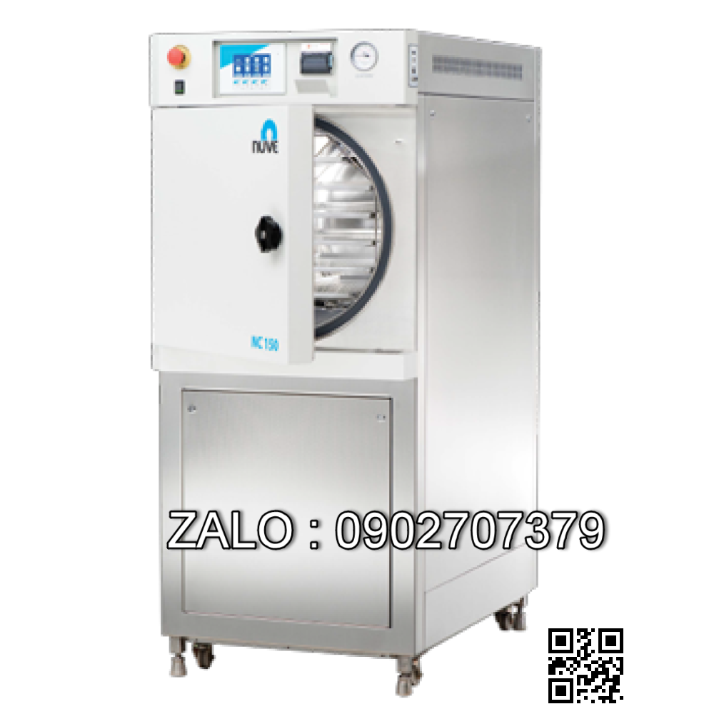 Nồi hấp tiệt trùng cửa ngang loại NC150/150D, Hãng Nuve/Thổ Nhĩ Kỳ
