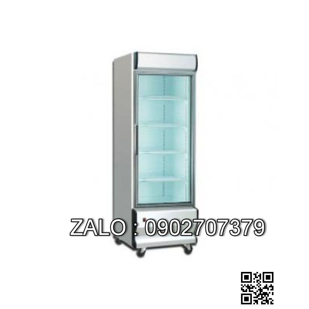 Tủ mát trưng bày siêu thị kính cong OKASU PW-15