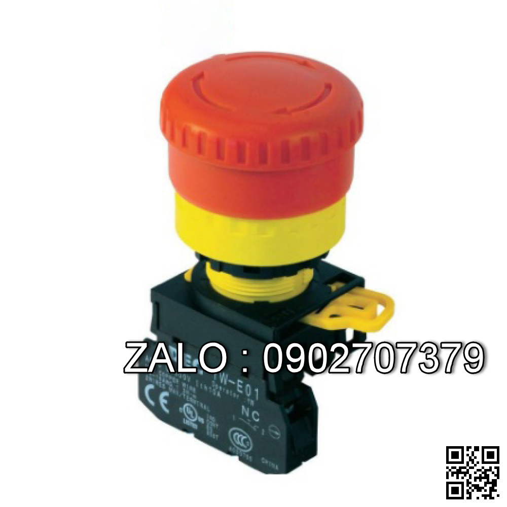 Nút dừng khẩn cấp IDEC YW1B-V4E02R 2NC 22mm (Đỏ)