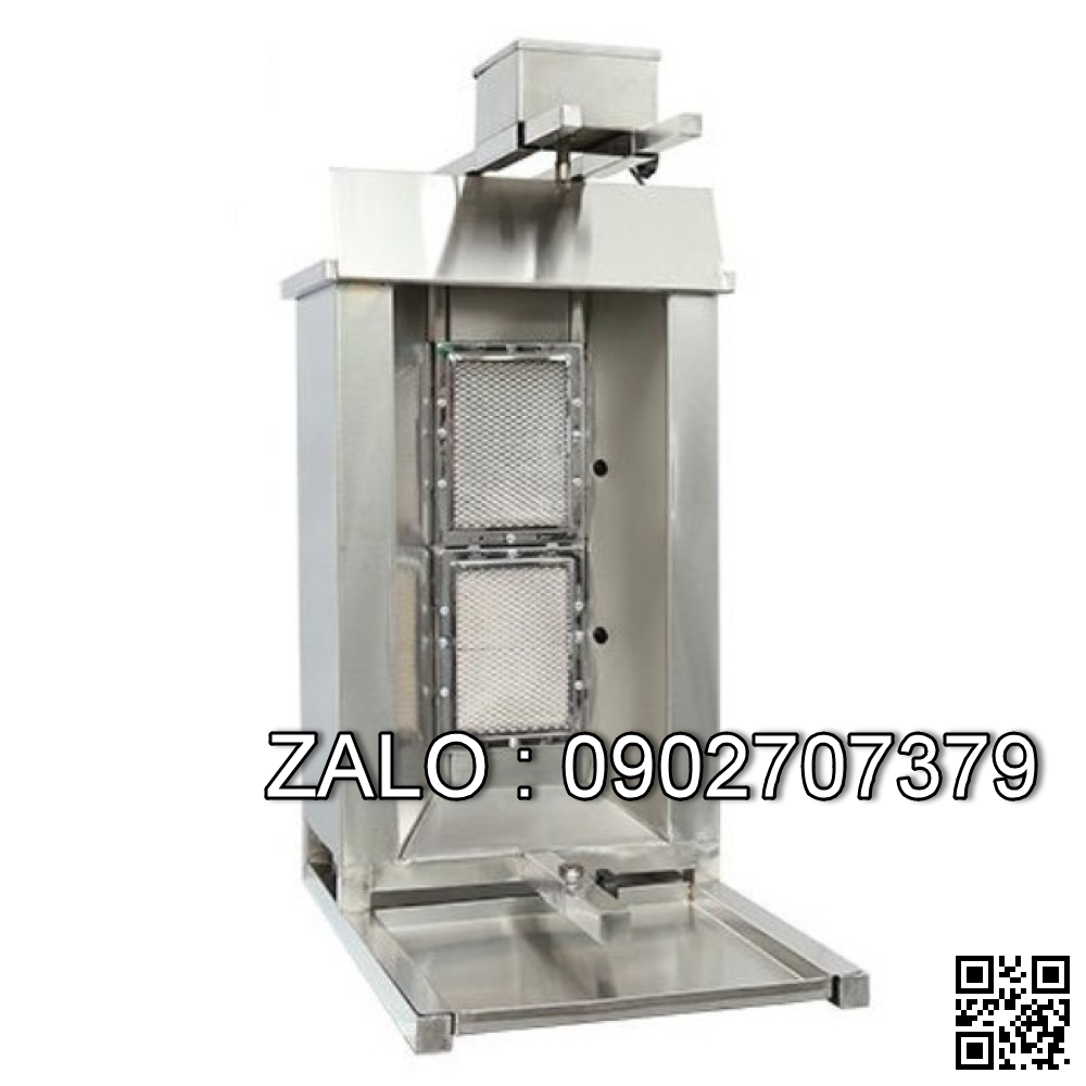 Lò nướng salamander bánh mì doner kebar dùng gas điện EB-808