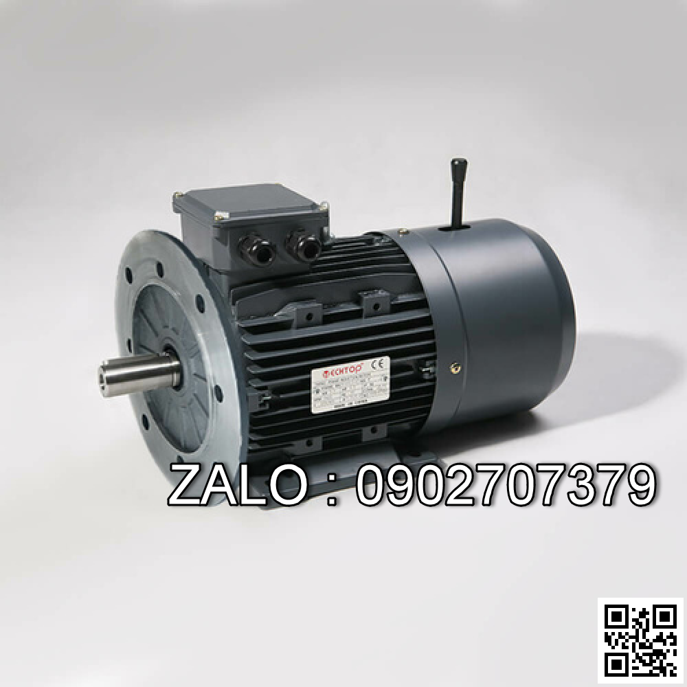 Motor giảm tốc WANSHSIN mặt bích 2 HP 1550W đầu cốt lòi 32mm , tỉ số truyền 3-10