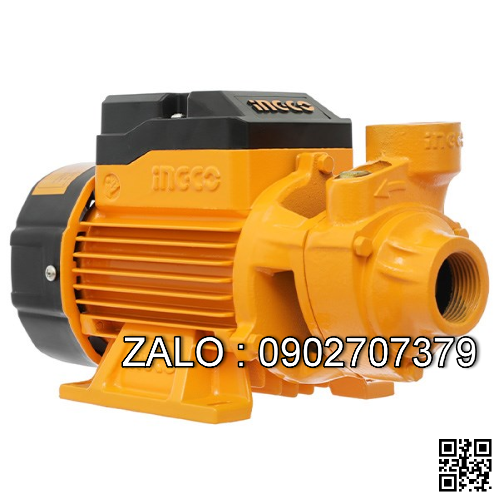 INGCO Máy bơm nước VPM3708 | máy bơm tăng áp 370W (0.5HP) chiều cao bơm 35m độ hút sâu 8m mô tơ dây đồng tăng áp lực đường ống nước bơm hóa chất [CHÍNH HÃNG][XSAFE]