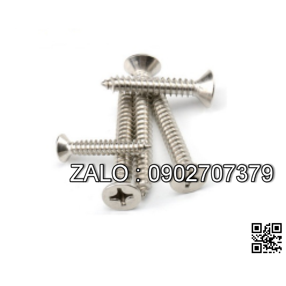 Vít bake đầu cầu thân bu lông inox 304M4x30
