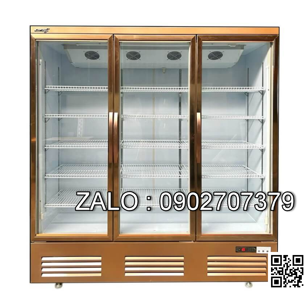 Tủ lạnh trưng bày 3 cửa có quạt R343-1