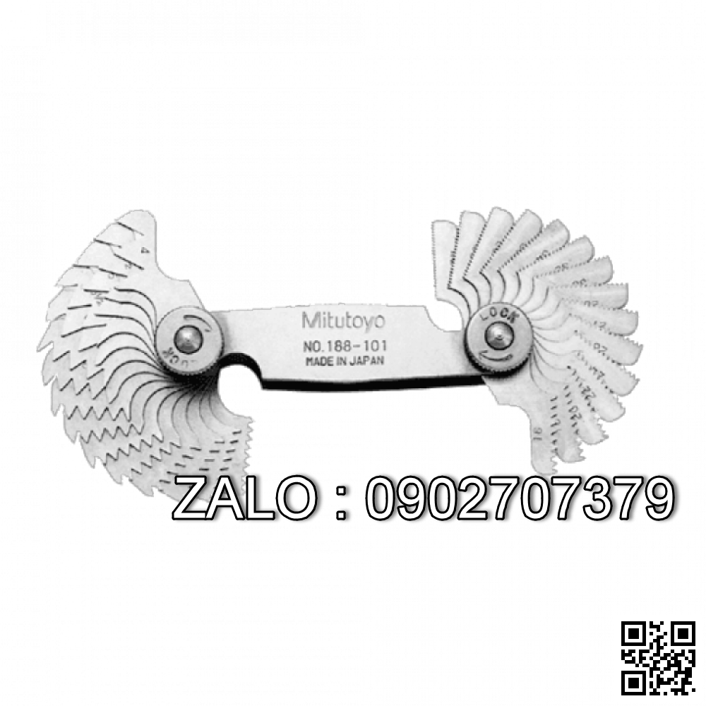 Bộ dưỡng đo ren Mitutoyo 0.4 – 7mm