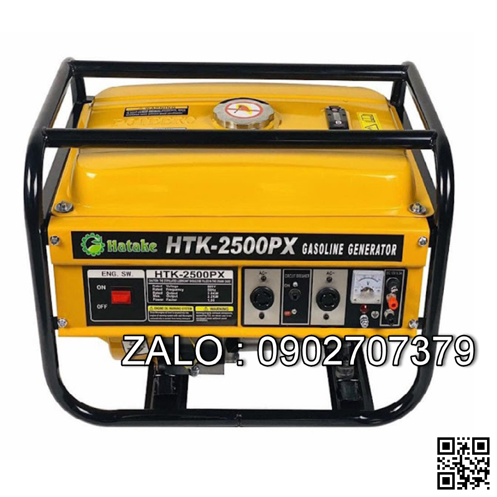 Máy phát điện 7kw Chạy Xăng Hatake HTK-10000K-D