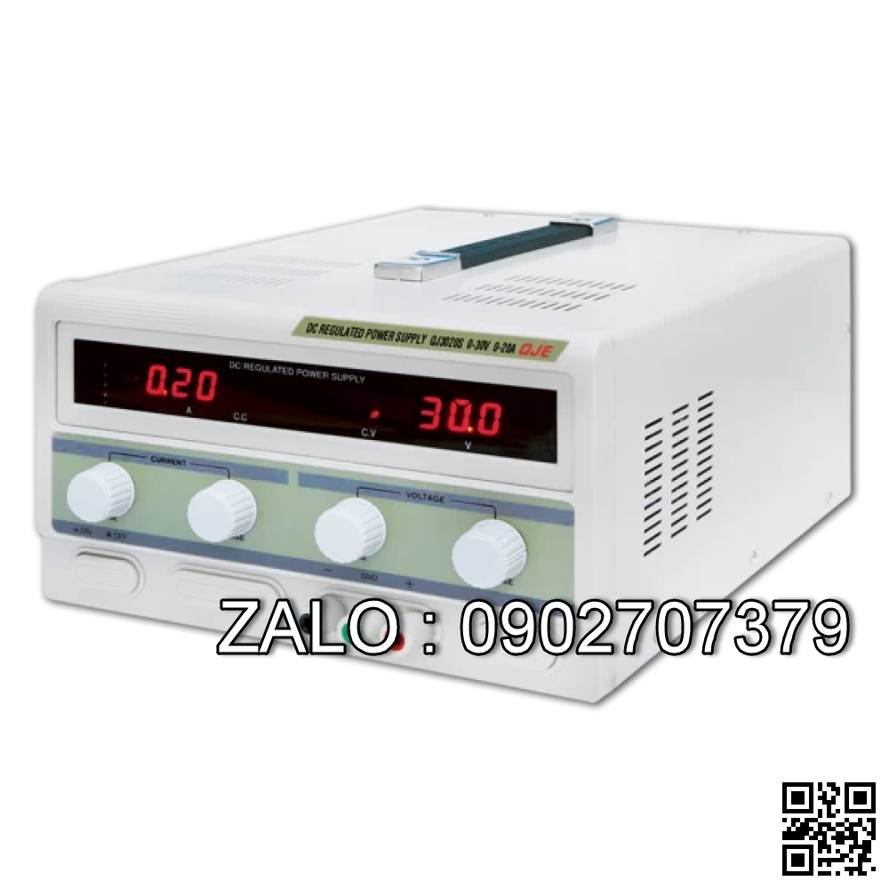 Bộ nguồn DC QJ3020S (0 ~ 30V/0~20A)