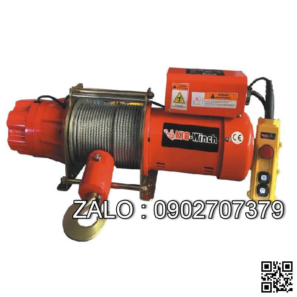 
Tời điện Kio-Winch-500(Tải trọng 500Kg. Chiều cao nâng hạ 30m)