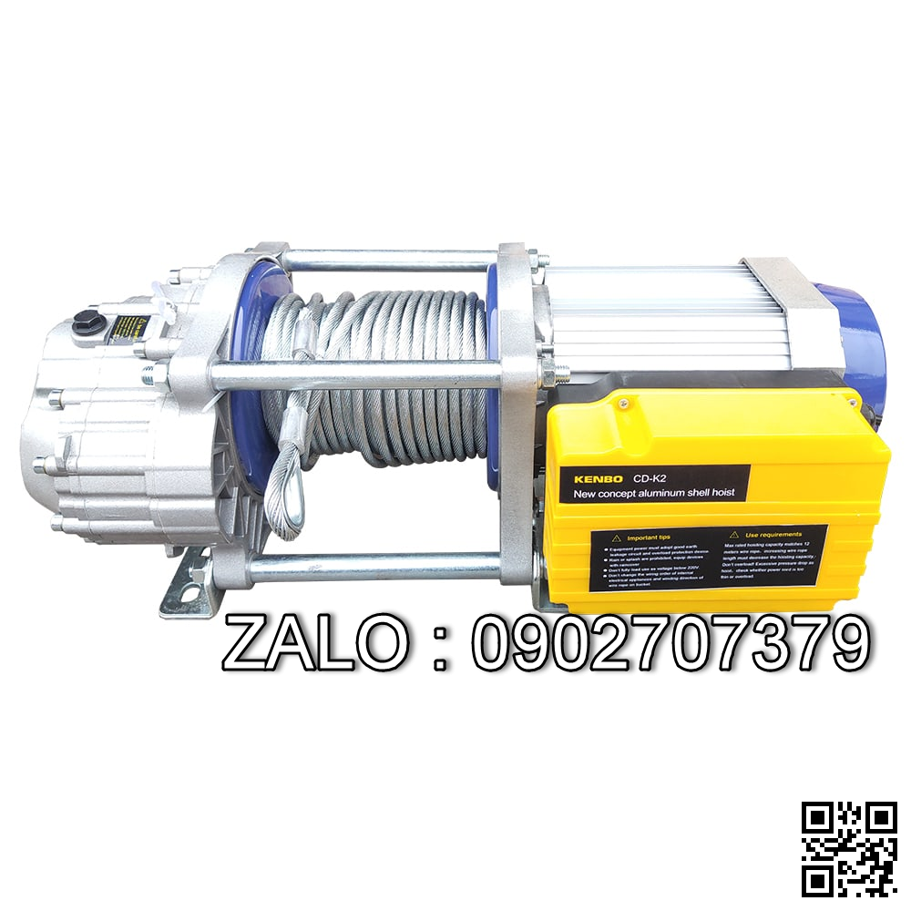 Tời kéo đa năng Kenbo KCD 500/1000 cáp 30m