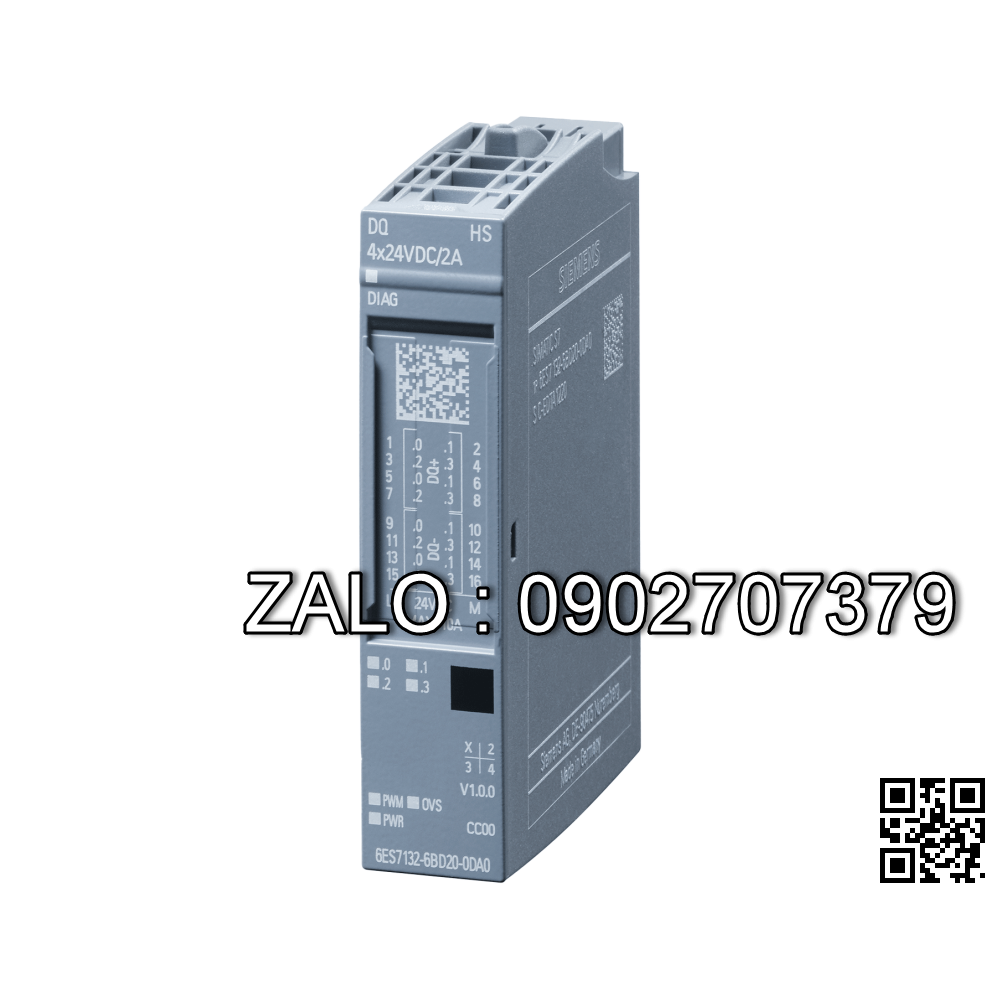 Mô đun ET 200S 8DI 24VDC 15 MM Siemens 6ES7131-4BF00-4AA0