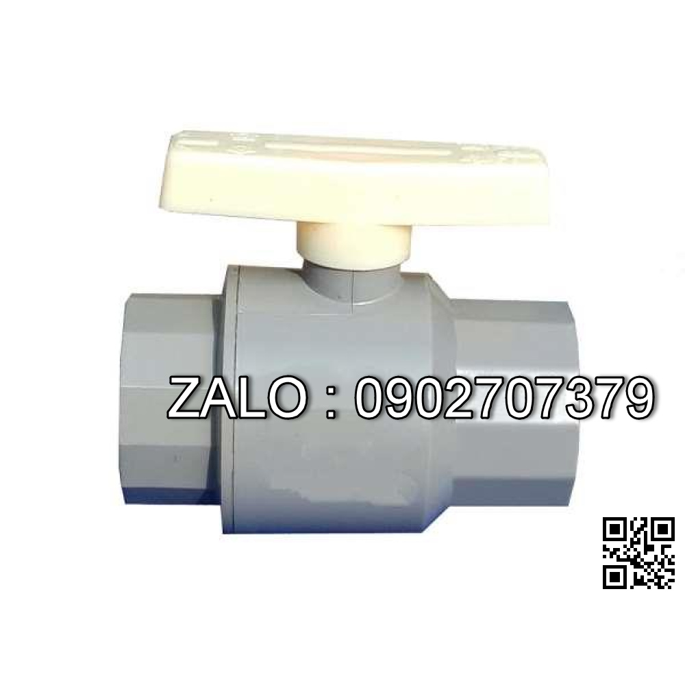 Van khóa nước nhựa tay gạt nước nhựa màu trắng 42