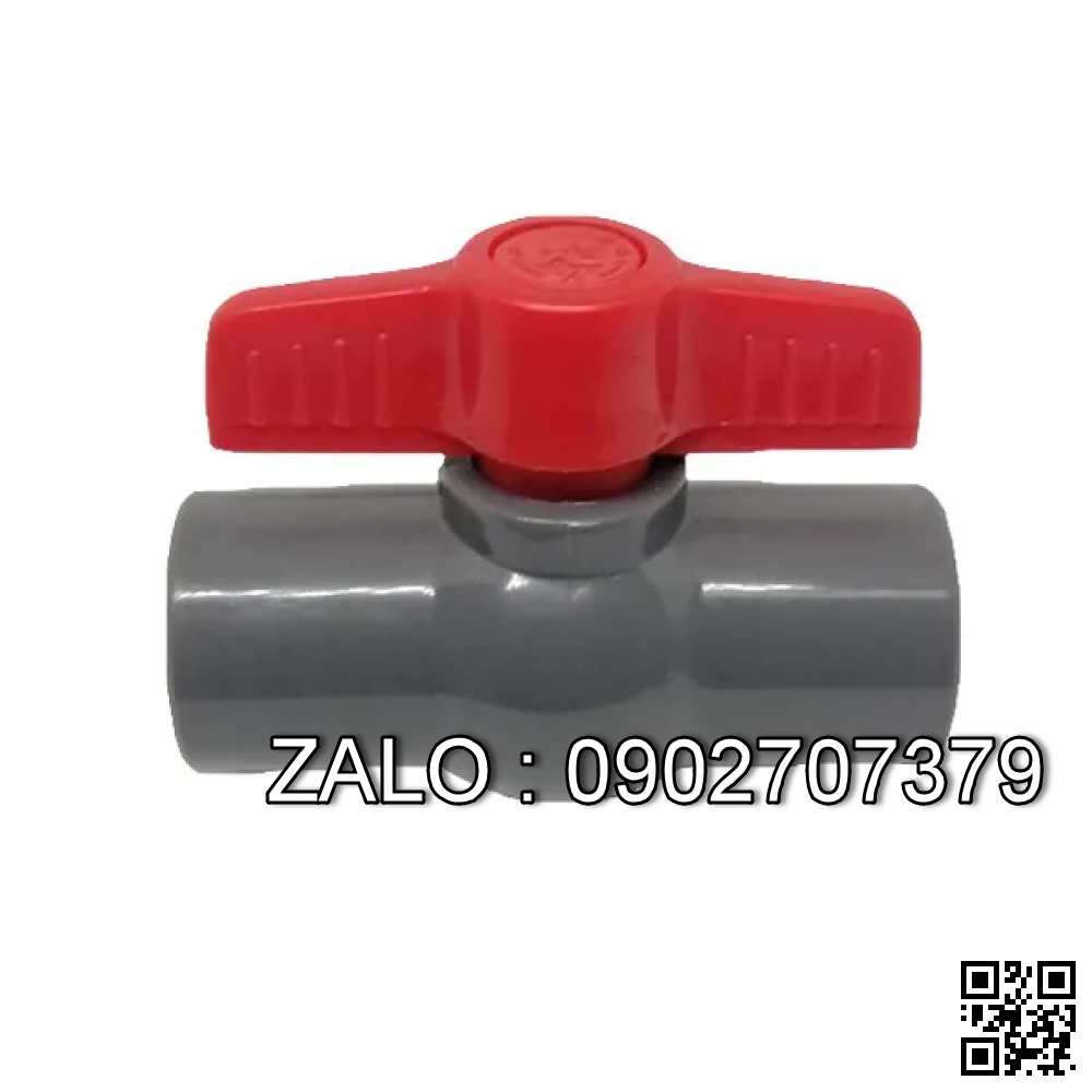 Van khóa nước nhựa tay vặn nước nhựa màu xanh 21 TH