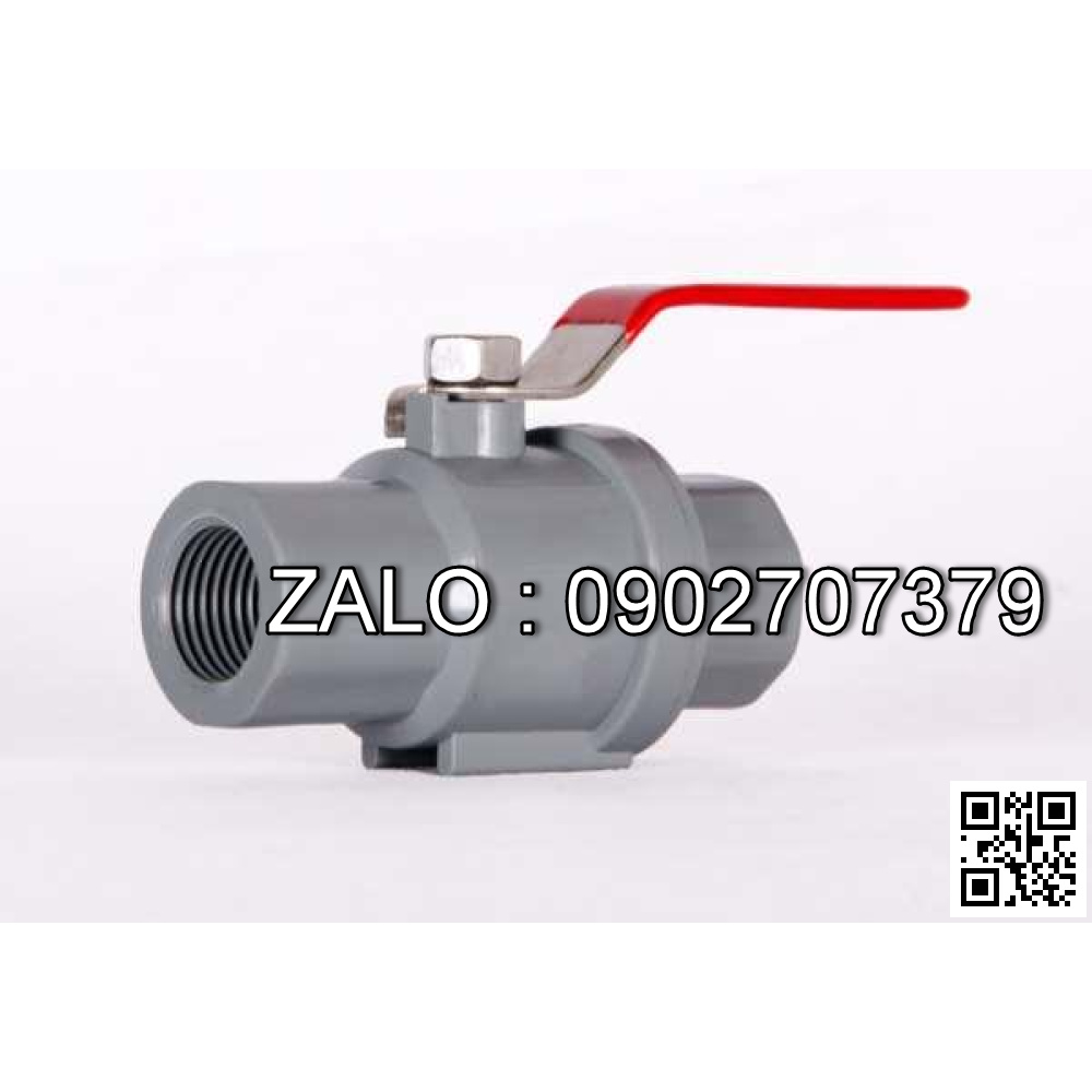 Van khóa nước nhựa răng trong RT tay vặn màu xanh 200 Hoa Sen