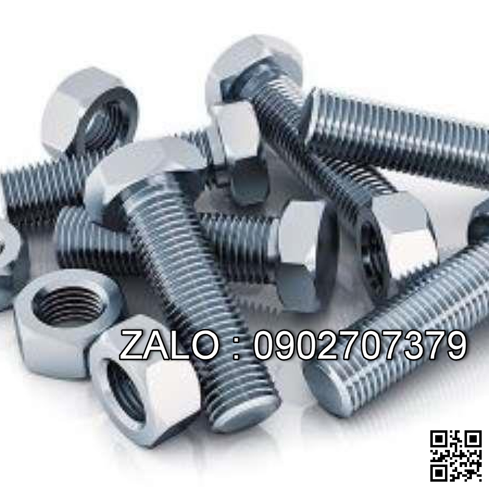 Bu-lông cấp bền 8.8 Thép M12 35 mm - 10Chiếc/Gói