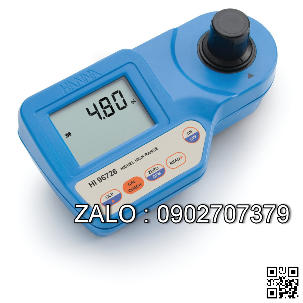 Máy đo nồng độ Niken thang đo cao Hanna HI726 (0.00 - 7.00 g/L)