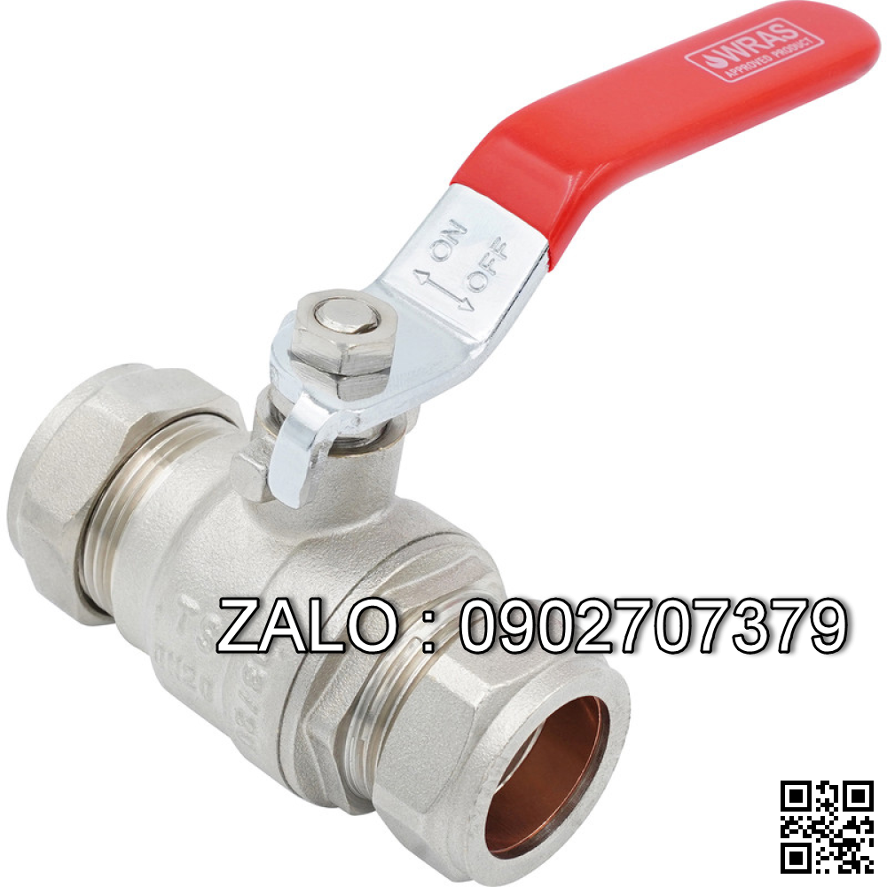 Van khóa thau tay gạt màu trắng 27