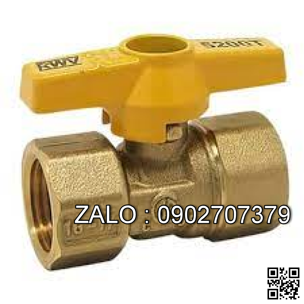 Van khóa thau tay vặn Inox màu trắng 60