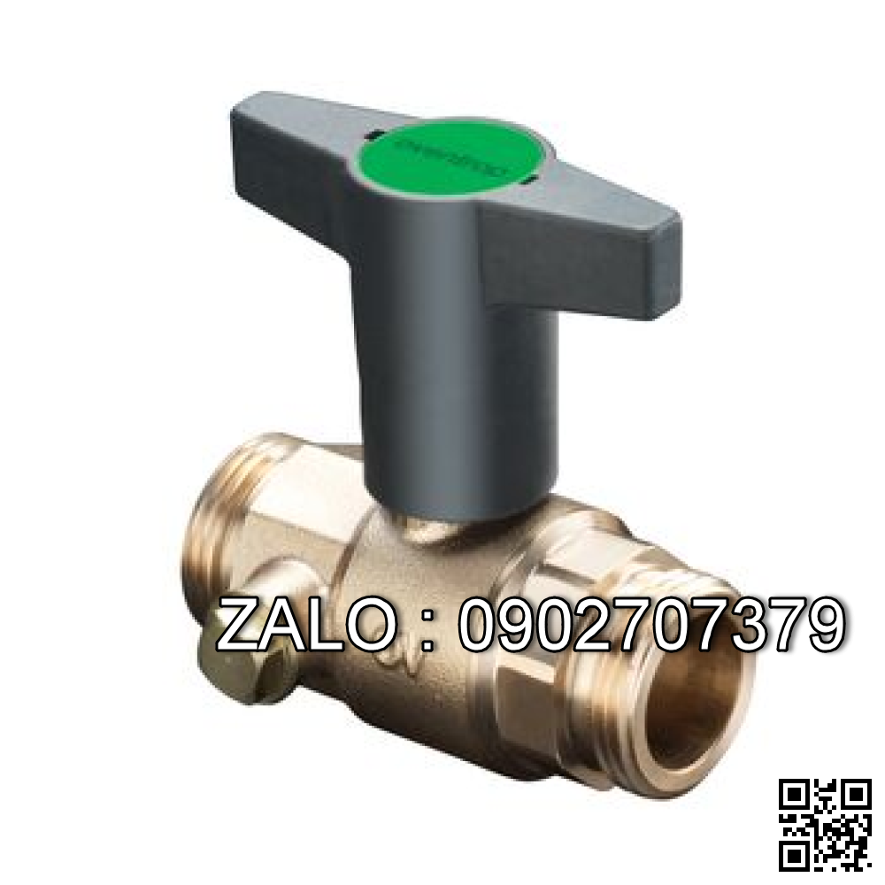 Van khóa nước thau răng trong RT tay vặn Inox màu trắng 42