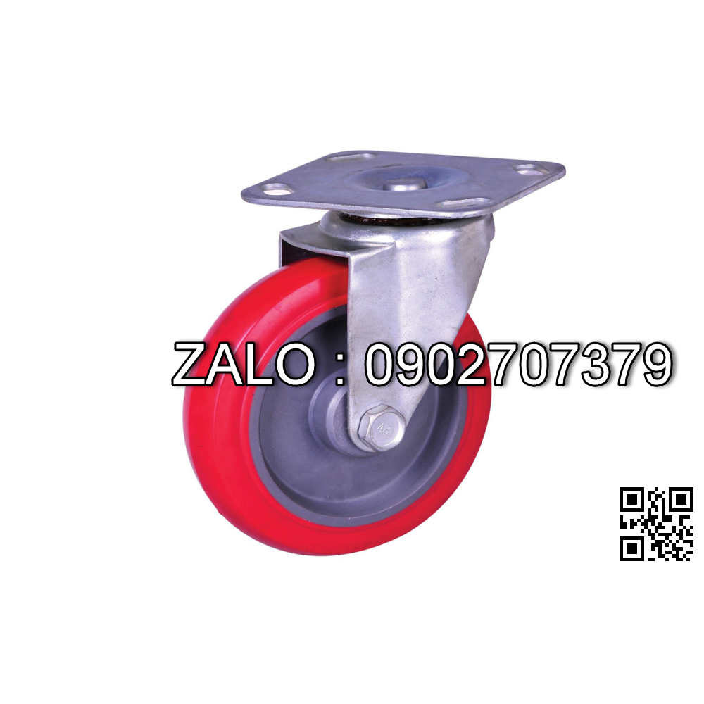 Bánh Xe Nhựa Pu-Niềng Gang Chịu Lực-Bánh Xe Chính Hãng