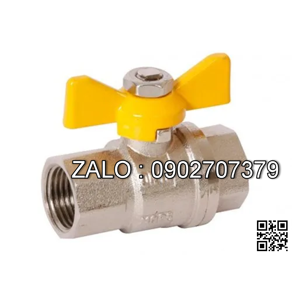 Van khóa thau tay gạt thau màu đỏ 49