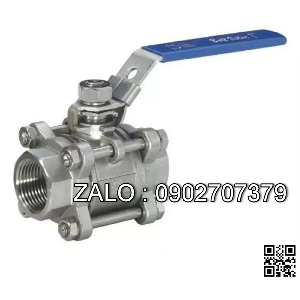 Van khóa Inox răng trong RT tay gạt màu trắng 21