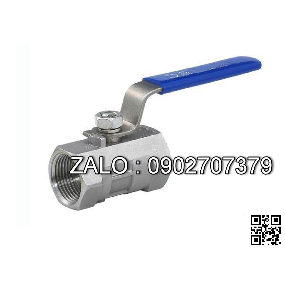 Van khóa nước Inox tay vặn màu xanh 49
