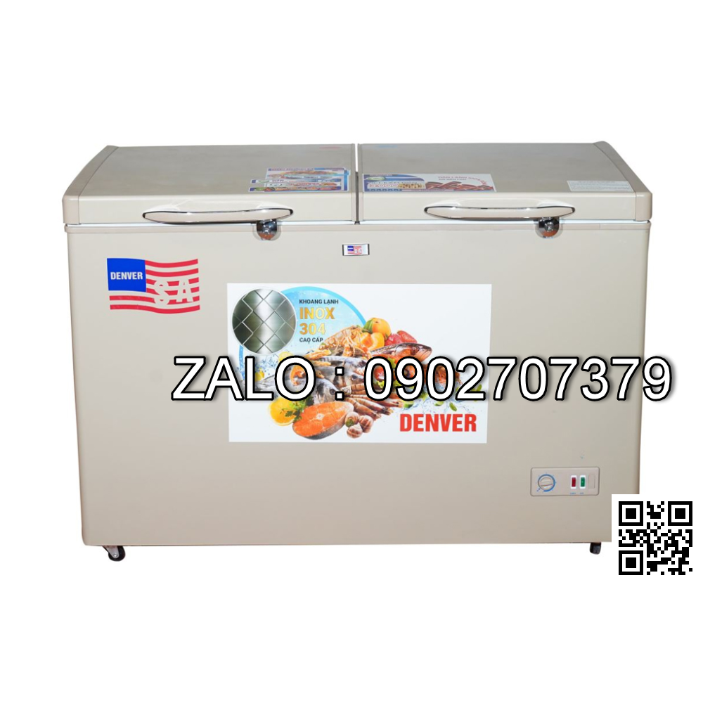 Tủ đông nằm 2 cánh DENVER AS 1800