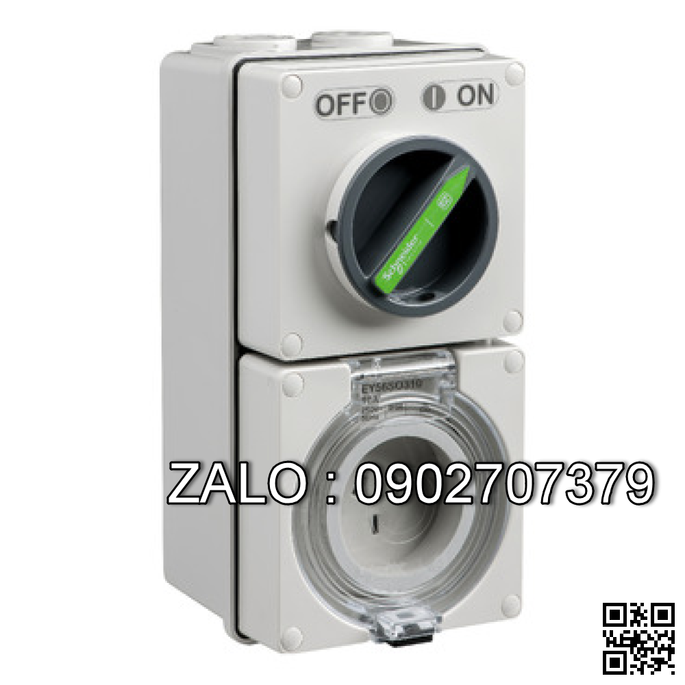 Bộ ổ cắm có công tắc Clipsal / Schneider S56C332GY