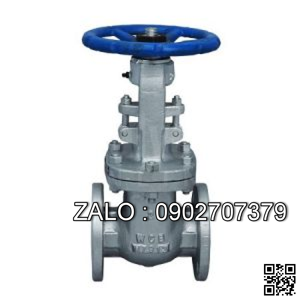 Van khóa thép đen tay gạt màu xanh 160